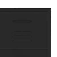 Thumbnail for Schubladenschrank Schwarz 80x35x101,5 cm Stahl