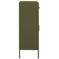 Thumbnail for Lagerschrank Olivgrün 80x35x101,5 cm Stahl