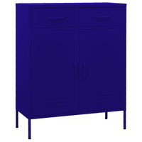 Thumbnail for Lagerschrank Marineblau 80x35x101,5 cm Stahl