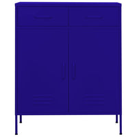 Thumbnail for Lagerschrank Marineblau 80x35x101,5 cm Stahl