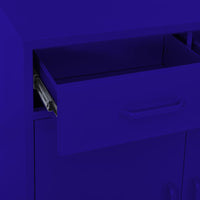 Thumbnail for Lagerschrank Marineblau 80x35x101,5 cm Stahl