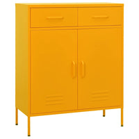 Thumbnail for Lagerschrank Senfgelb 80x35x101,5 cm Stahl
