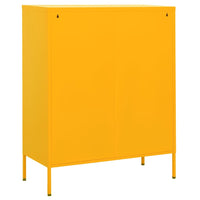 Thumbnail for Lagerschrank Senfgelb 80x35x101,5 cm Stahl