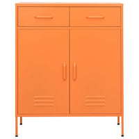 Thumbnail for Lagerschrank Orange 80x35x101,5 cm Stahl