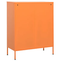 Thumbnail for Lagerschrank Orange 80x35x101,5 cm Stahl