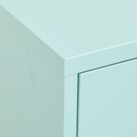Thumbnail for Lagerschrank Minzgrün 80x35x101,5 cm Stahl