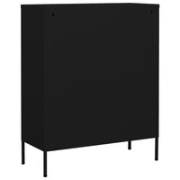 Thumbnail for Lagerschrank Schwarz 80x35x101,5 cm Stahl