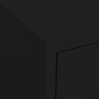 Thumbnail for Lagerschrank Schwarz 80x35x101,5 cm Stahl