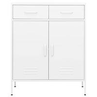 Thumbnail for Lagerschrank Weiß 80x35x101,5 cm Stahl