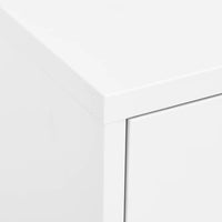 Thumbnail for Lagerschrank Weiß 80x35x101,5 cm Stahl