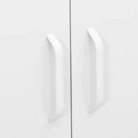 Thumbnail for Lagerschrank Weiß 80x35x101,5 cm Stahl