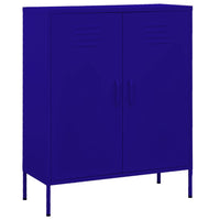 Thumbnail for Lagerschrank Marineblau 80x35x101,5 cm Stahl