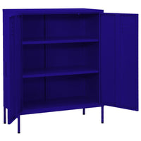 Thumbnail for Lagerschrank Marineblau 80x35x101,5 cm Stahl