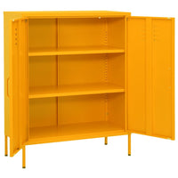 Thumbnail for Lagerschrank Senfgelb 80x35x101,5 cm Stahl