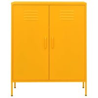 Thumbnail for Lagerschrank Senfgelb 80x35x101,5 cm Stahl