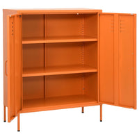 Thumbnail for Lagerschrank Orange 80x35x101,5 cm Stahl