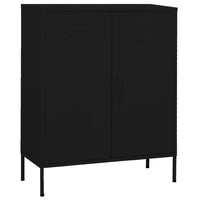 Thumbnail for Lagerschrank Schwarz 80x35x101,5 cm Stahl