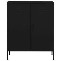 Thumbnail for Lagerschrank Schwarz 80x35x101,5 cm Stahl