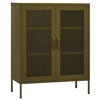 Thumbnail for Lagerschrank Olivgrün 80x35x101,5 cm Stahl