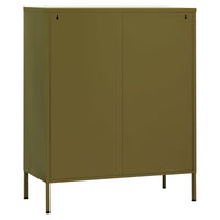 Thumbnail for Lagerschrank Olivgrün 80x35x101,5 cm Stahl