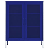 Thumbnail for Lagerschrank Marineblau 80x35x101,5 cm Stahl