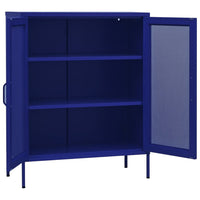 Thumbnail for Lagerschrank Marineblau 80x35x101,5 cm Stahl