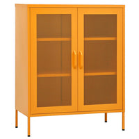 Thumbnail for Lagerschrank Senfgelb 80x35x101,5 cm Stahl