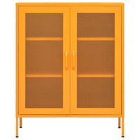 Thumbnail for Lagerschrank Senfgelb 80x35x101,5 cm Stahl