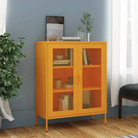 Thumbnail for Lagerschrank Senfgelb 80x35x101,5 cm Stahl
