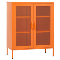 Thumbnail for Lagerschrank Orange 80x35x101,5 cm Stahl
