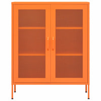 Thumbnail for Lagerschrank Orange 80x35x101,5 cm Stahl