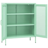 Thumbnail for Lagerschrank Minzgrün 80x35x101,5 cm Stahl