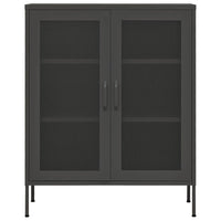 Thumbnail for Lagerschrank Anthrazit 80x35x101,5 cm Stahl