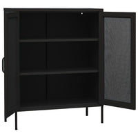Thumbnail for Lagerschrank Schwarz 80x35x101,5 cm Stahl