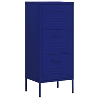 Thumbnail for Lagerschrank Marineblau 42,5x35x101,5 cm Stahl