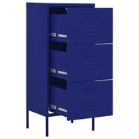Thumbnail for Lagerschrank Marineblau 42,5x35x101,5 cm Stahl