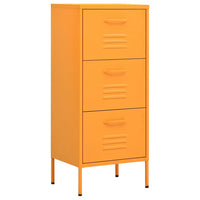 Thumbnail for Lagerschrank Senfgelb 42,5x35x101,5 cm Stahl