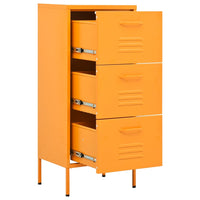 Thumbnail for Lagerschrank Senfgelb 42,5x35x101,5 cm Stahl