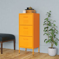 Thumbnail for Lagerschrank Senfgelb 42,5x35x101,5 cm Stahl