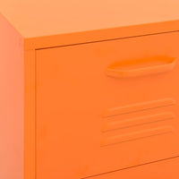 Thumbnail for Lagerschrank Orange 42,5x35x101,5 cm Stahl