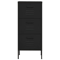Thumbnail for Lagerschrank Schwarz 42,5x35x101,5 cm Stahl