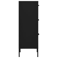 Thumbnail for Lagerschrank Schwarz 42,5x35x101,5 cm Stahl