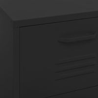 Thumbnail for Lagerschrank Schwarz 42,5x35x101,5 cm Stahl