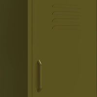 Thumbnail for Lagerschrank Olivgrün 42,5x35x101,5 cm Stahl