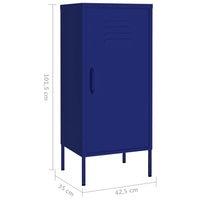 Thumbnail for Lagerschrank Marineblau 42,5x35x101,5 cm Stahl