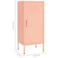 Thumbnail for Lagerschrank Rosa 42,5x35x101,5 cm Stahl