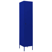 Thumbnail for Schließfachschrank Marineblau 35x46x180 cm Stahl