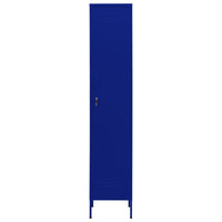 Thumbnail for Schließfachschrank Marineblau 35x46x180 cm Stahl
