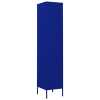 Thumbnail for Schließfachschrank Marineblau 35x46x180 cm Stahl