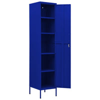 Thumbnail for Schließfachschrank Marineblau 35x46x180 cm Stahl